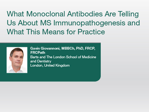 Monoclonal antibodies in Multiple Sclerosis